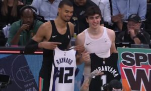 Maxime Raynaud o swoim pojedynku z Wemby: „Przeciwko przyjaciołom zawsze chcesz trochę pogadac”