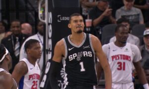 Victor Wembanyama XXL przeciwko Pistons: 38 punktów, 16 zbiórek, 5 bloków i zwycięstwo (121-106)!