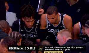 Victor Wembanyama i Stephon Castle przeszli już do historii finałów NBA