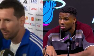 „Może zostać jednym z najlepszych w historii”: Giannis Antetokounmpo podziwia Lionela Messiego