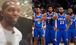 „Wszyscy mówili, że to niesprawiedliwe”: Kevin Durant porównuje Sixers LeBrona do Warriors z 2017 roku