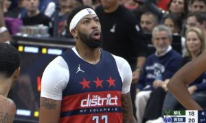 Anthony Davis (34 punkty) i Wizards: po raz pierwszy potwierdzony, miło to potwierdzić