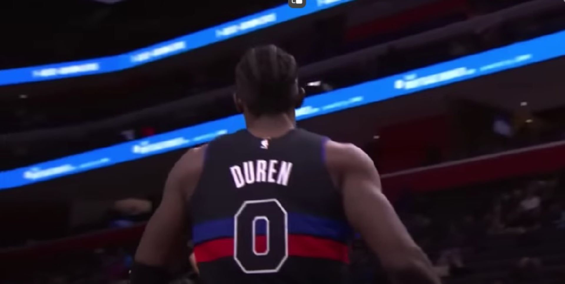 Jalen Duren rozciąga się w Detroit: pokój został podpisany, czas pokaże, czy się utrzyma