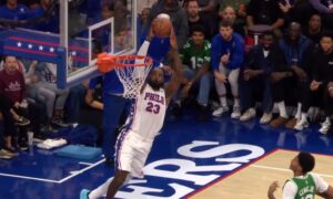 LeBron James rozpalił publiczność Sixers na swojej premierze w Filadelfii