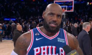 Swoim wielkim debiutem w Sixers LeBron James kończy smutną serię