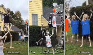 (brzęczenie) Fan Knicks odtwarza legendarny kosz OG Anunoby’ego… na Halloween